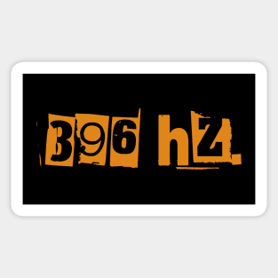 Solfeggio Frequency 396 hz. Sticker